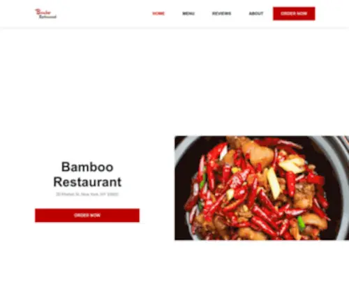 Bamboorestaurantnewyork.com(Bamboo Restaurant) Screenshot