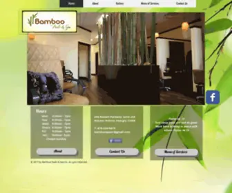 Bamboospawr.com(Bamboo Nails & Spa (Nails Salon & Massage)) Screenshot