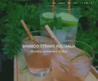 Bamboostrawsaustralia.com.au(Bamboo Straws Australia) Screenshot