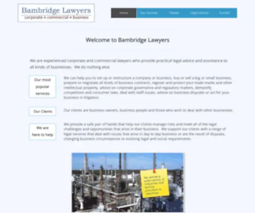 Bambridge.com.au(Bambridge Lawyers) Screenshot