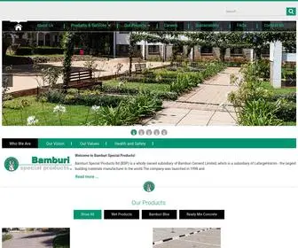Bamburiconcrete.com(We make cement) Screenshot