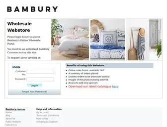 Bamburywholesale.com.au(Magento) Screenshot