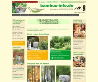 Bambus-Info.de(Bambus Info) Screenshot