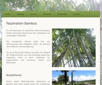 Bambus-Pflanze.info(Bambus Pflanze) Screenshot