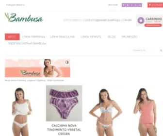 Bambusabrasil.com.br(Algodão colorido) Screenshot