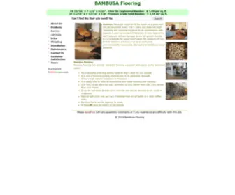 Bambusaflooring.com(Bambusa Bamboo Flooring) Screenshot