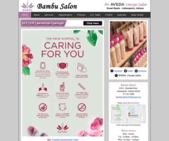 Bambusalon.com(Bambu Salon) Screenshot