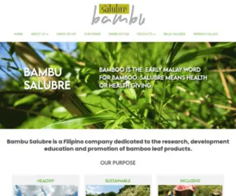 Bambusalubre.com.ph(The Only Manufacturer of Leaf Products in the Philippines) Screenshot