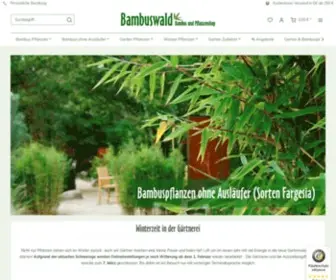 Bambuswald.de(Bambus kaufen) Screenshot