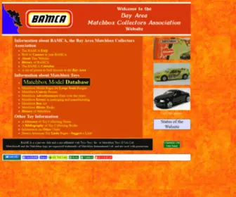 Bamca.org(Bay Area Matchbox Collectors Association) Screenshot