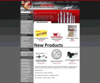 Bamcarbide.com(Spiral router bits) Screenshot