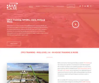 Bamct.co.uk(CPCS Training & Testing) Screenshot