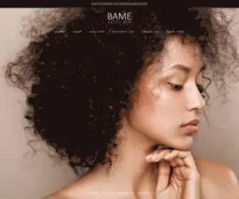 Bameskincare.com(BAME Skincare) Screenshot