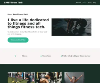 Bamfitnesstech.com(Exploring fitness and technology) Screenshot