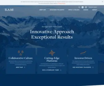 Bamfunds.com(Global, Multi-Strategy Investment Firm) Screenshot