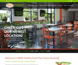 Bamhealthycuisine.com(Great Food right around the Corner) Screenshot