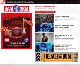 Bammagazine.com(San Francisco Bay Area Music) Screenshot