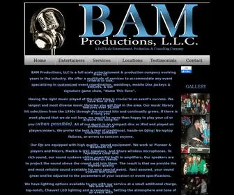 Bamproductionsllc.com(Use a few keywords) Screenshot