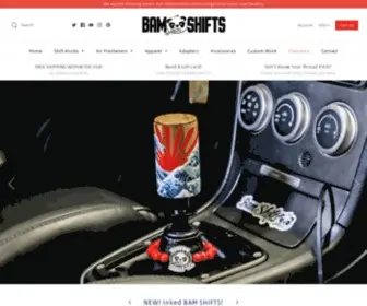 Bamshiftsstore.com(BAM SHIFTS Bamboo Shift Knobs and Accessories) Screenshot