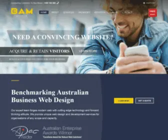 Bamstudio.com.au(Web Design Sydney) Screenshot