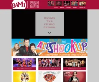 Bamt.com.au(The Brisbane Academy of Musical Theatre (BAMT)) Screenshot