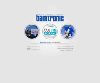 Bamtronic.de(Bamtronic media & entertainment) Screenshot