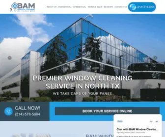 Bamwindows.com(#1 Window Cleaning Service in McKinney) Screenshot