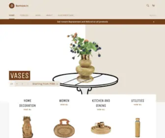 BamZoo.in(Buy ecofriendly handmade products online) Screenshot