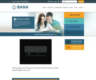 Bana-UK.com(This website and the BANA charity) Screenshot