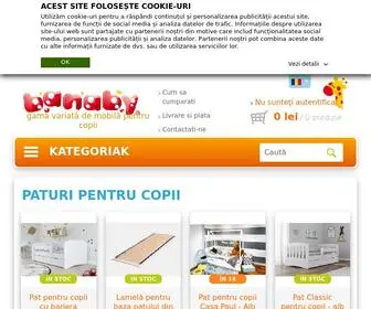 Banaby.ro(Magazin online specializat in mobila si decoratiuni) Screenshot