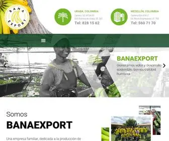 Banaexport.co(Inicio) Screenshot