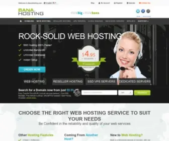Banahosting.com(Best Web Hosting 2024) Screenshot