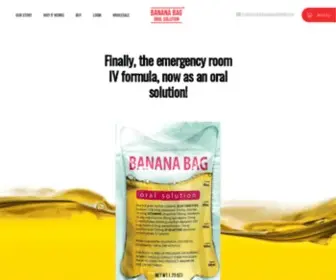 Bananabagdrink.com(Banana Bag Oral Solution) Screenshot