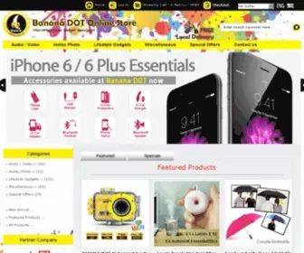 Bananadot.com(Bananadot Online store) Screenshot