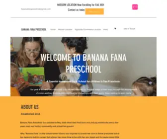 Bananafanapreschool.com(Banana Fana Preschool) Screenshot