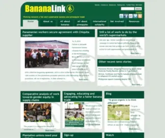 Bananalink.org.uk(Banana Link) Screenshot