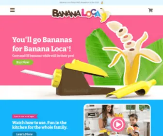 Bananaloca.com(Make snack time fun with Banana Loca®) Screenshot