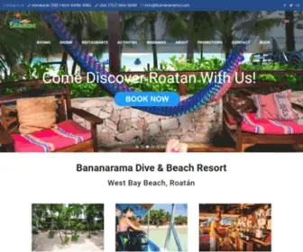 Bananarama.com(Bananarama dive & beach resort) Screenshot