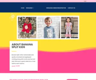Bananasplitkids.com(Banana Split Kids Childrens Wholesale Clothing) Screenshot