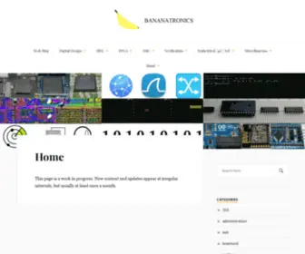 Bananatronics.org(Various stuff about electronics) Screenshot