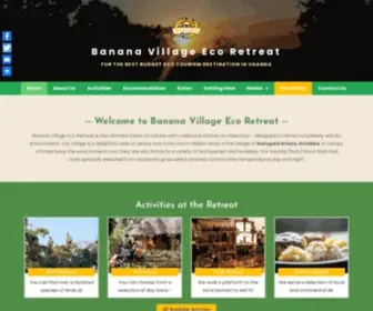 Bananavillageuganda.com(Banana Village Eco Retreat) Screenshot