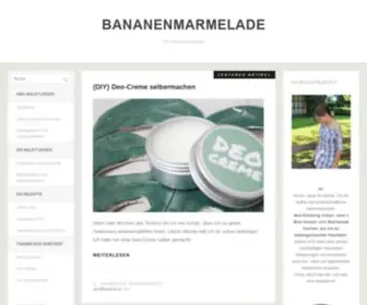 Bananenmarmelade.de(DIY und Nachhaltigkeit) Screenshot