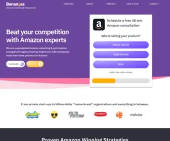 Bananyas.com(Amazon Seller Consulting) Screenshot