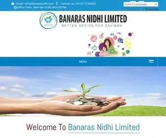 Banarasnidhi.com(Banaras Nidhi Welcome to Banaras Nidhi) Screenshot