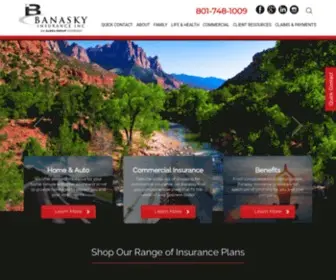 Banasky.com(Banasky Insurance) Screenshot