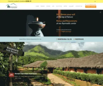 Banasura.com(Banasura is an Eco and Nature Resort in Wayanad and) Screenshot