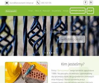Banaszewski-Cieksyn.pl(Banaszewski Cieksyn) Screenshot