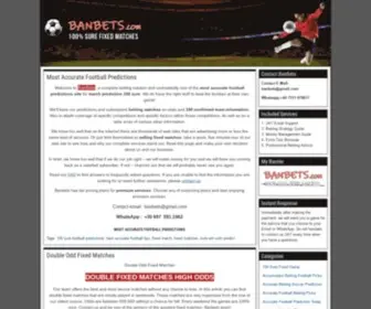 Banbets.com Screenshot