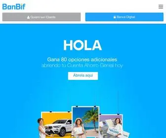 Banbif.com.pe(Banco Interamericano de Finanzas) Screenshot