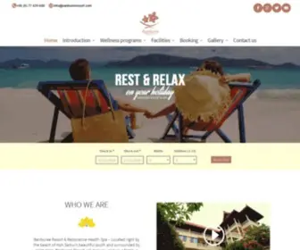 Banbureeresort.com(Samui Hotel) Screenshot